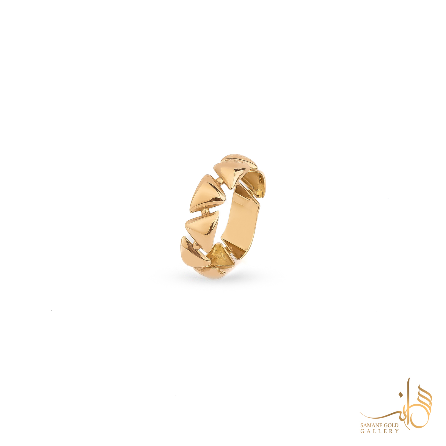 رینگ طلا مثلث