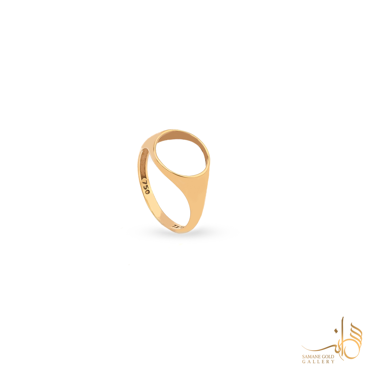 انگشتر طلا دایره توخالی