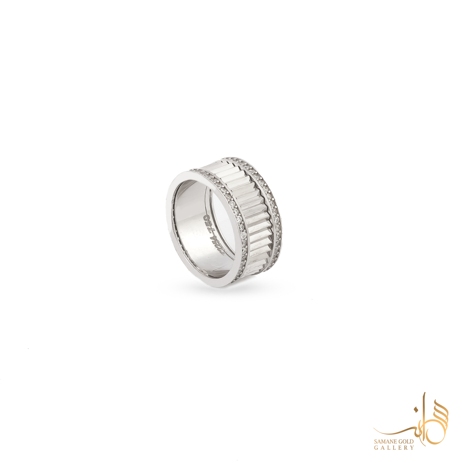 انگشتر طلا سفید بوشرون