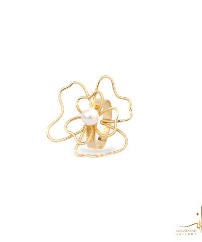 انگشتر گل دست‌ساز کوچک