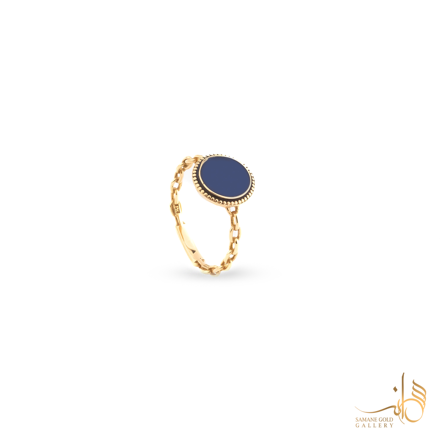 انگشتر نورا سرمه‌ای