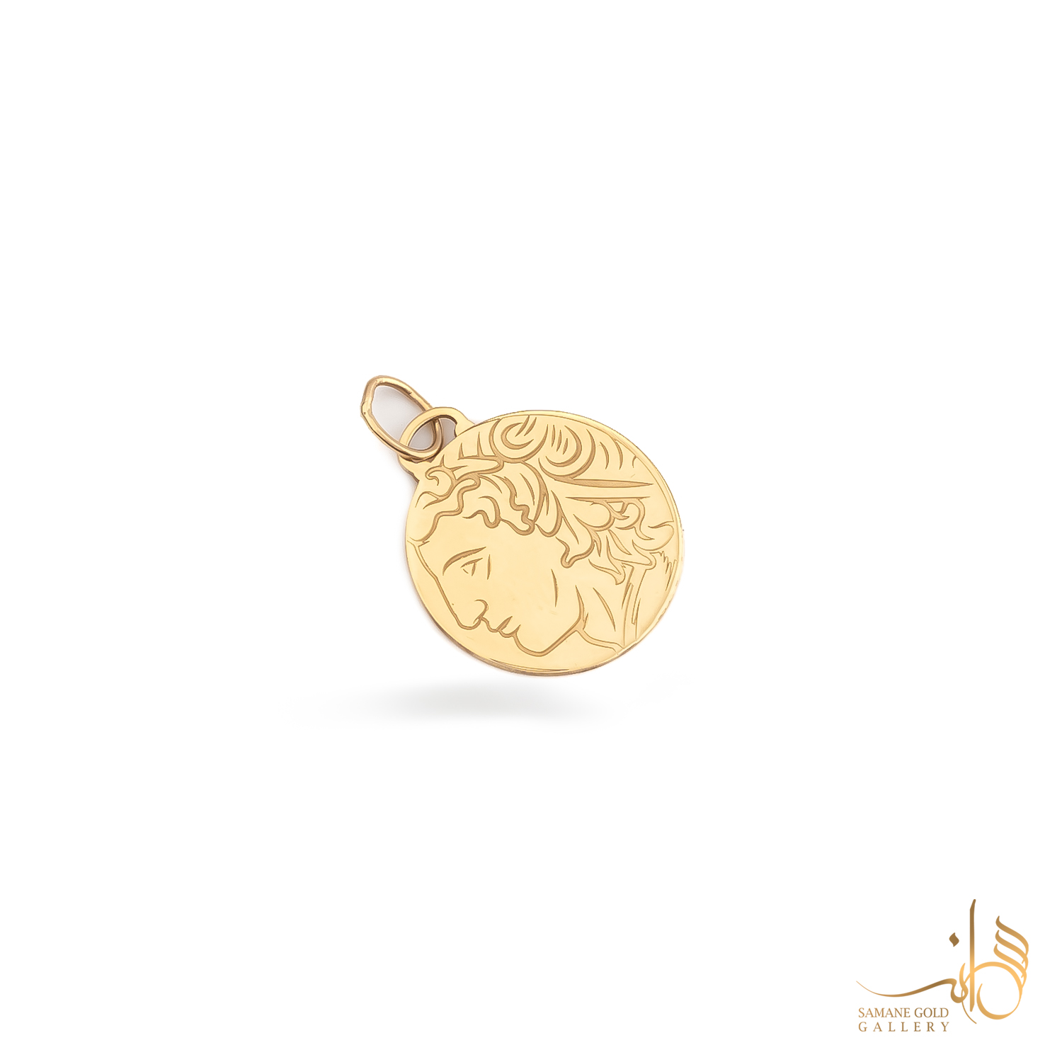 آویز سکه با طرح رخ