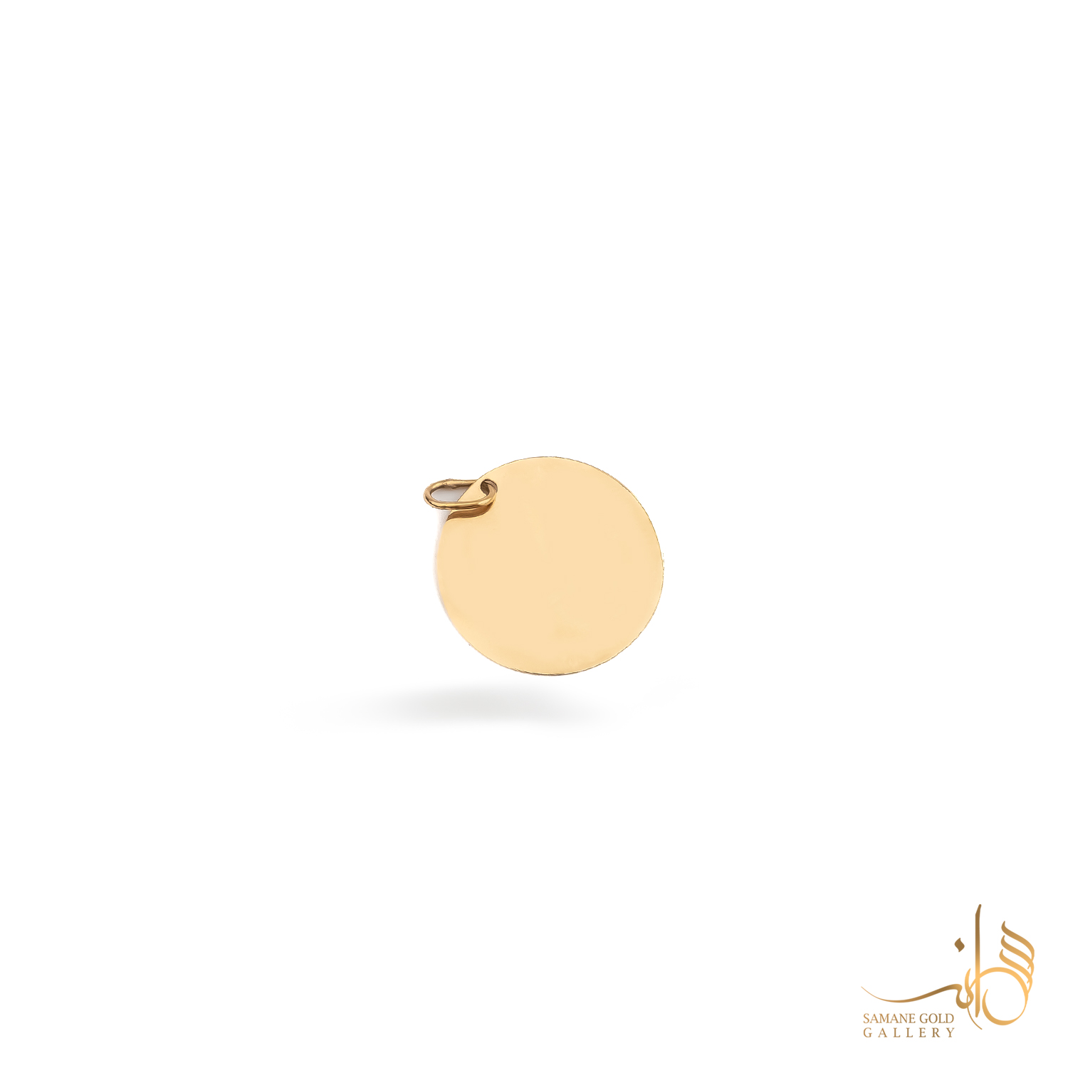 آویز طلا پولک ساده