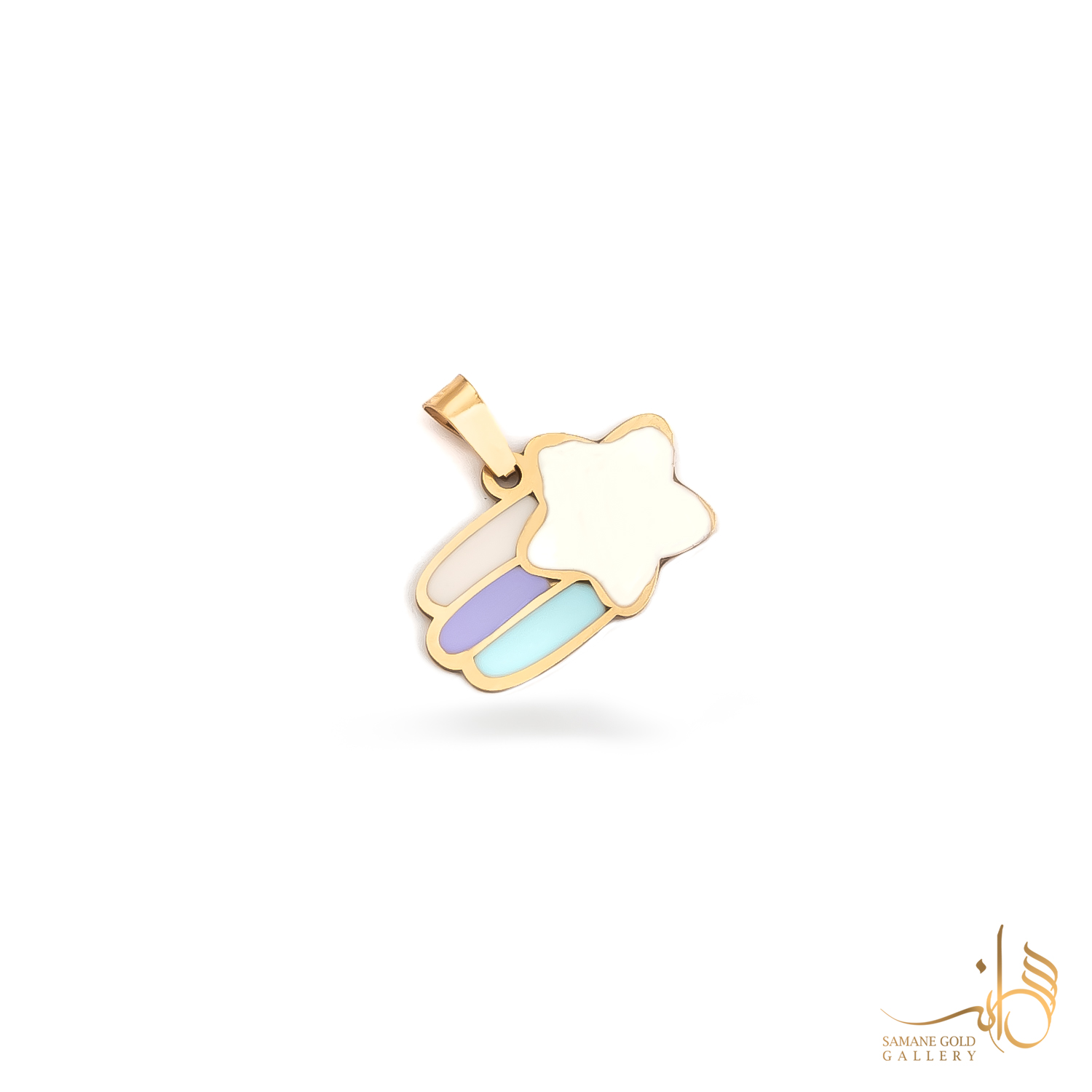 آویز طلا ستاره دنباله‌دار