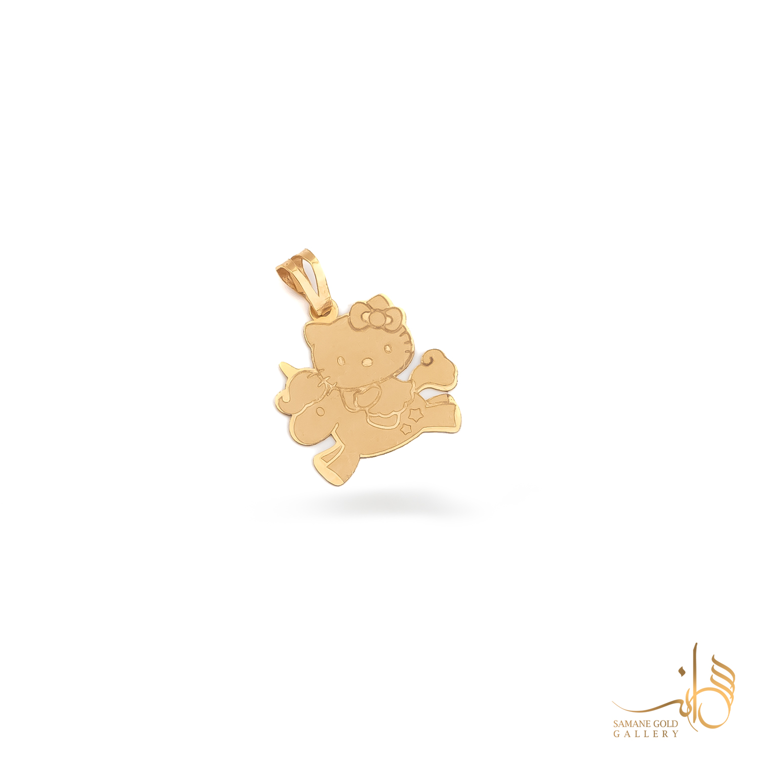 آویز طلا کیتی ساده