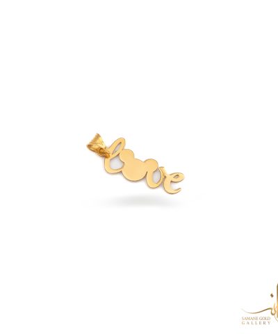آویز طلا میکی و لاو