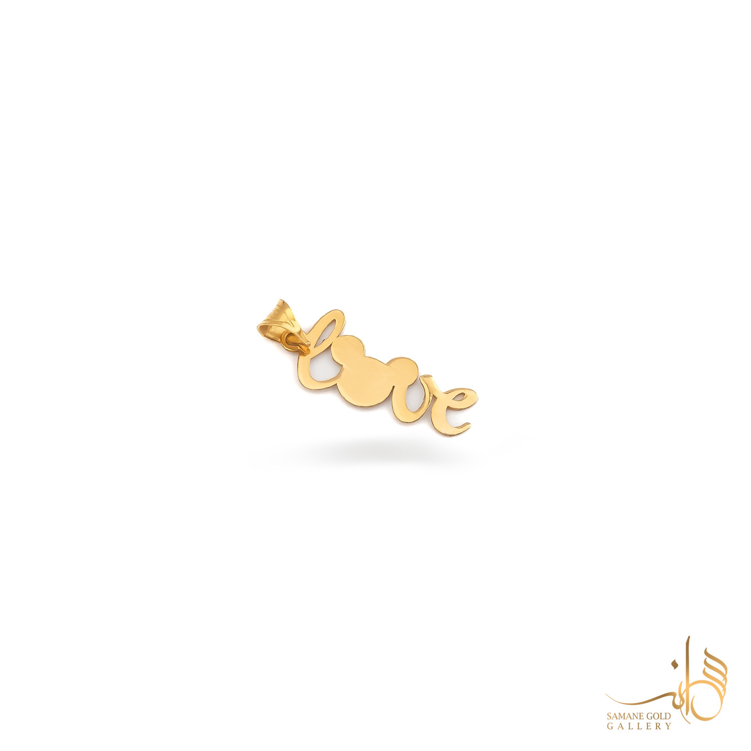 آویز طلا میکی و لاو