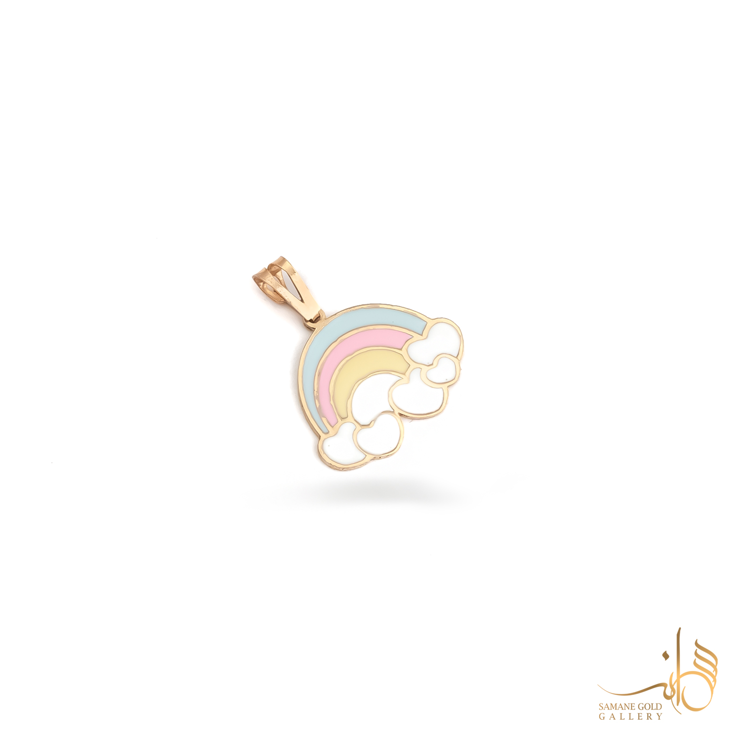 آویز طلا رنگین‌ کمان