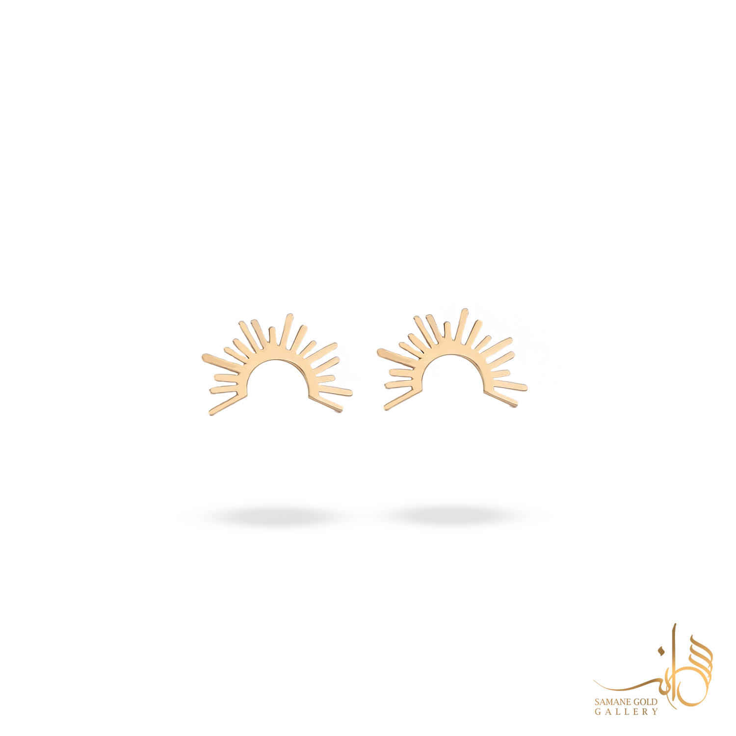 گوشواره طلا میخی خورشید