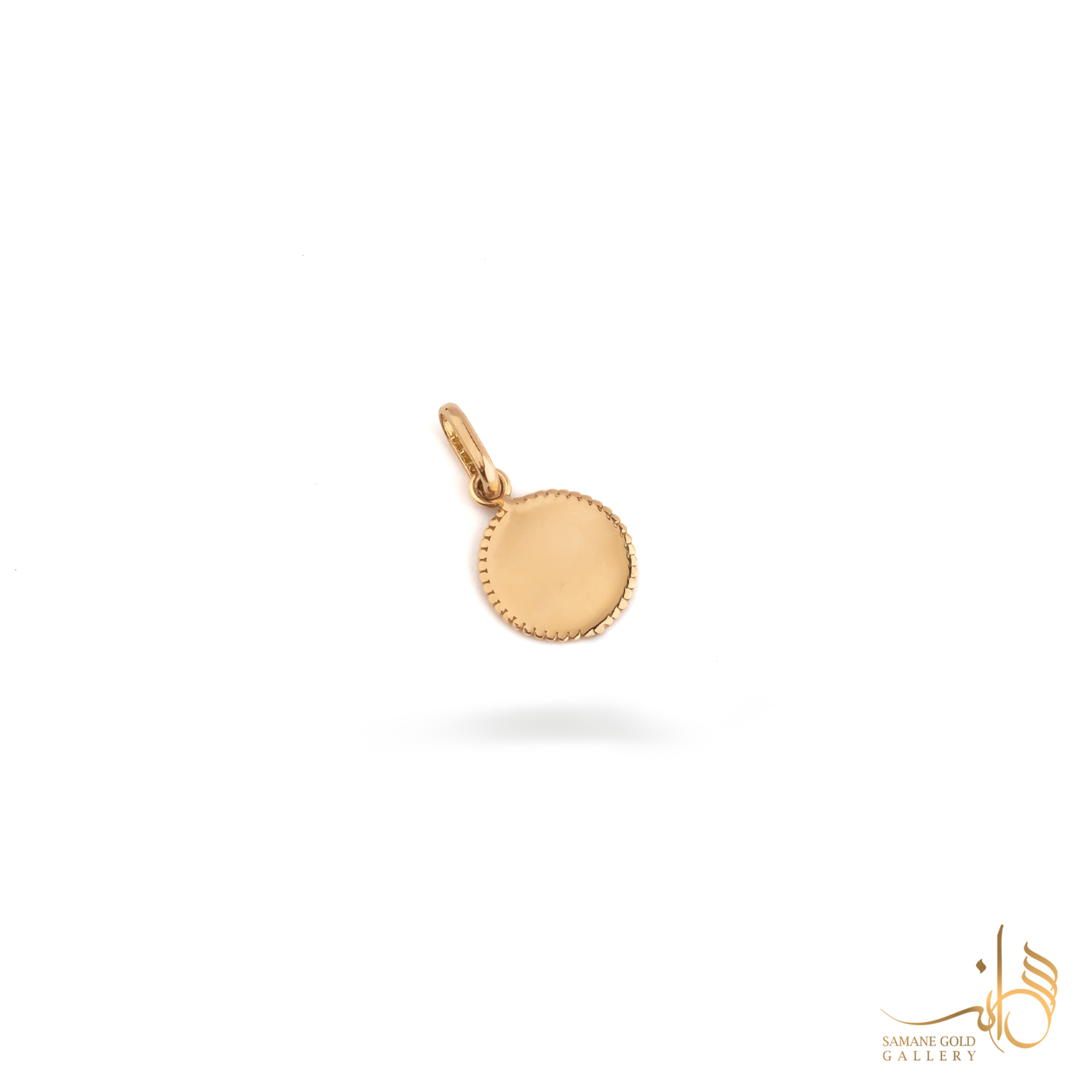 آویز طلا پولک گوارسه‌دار