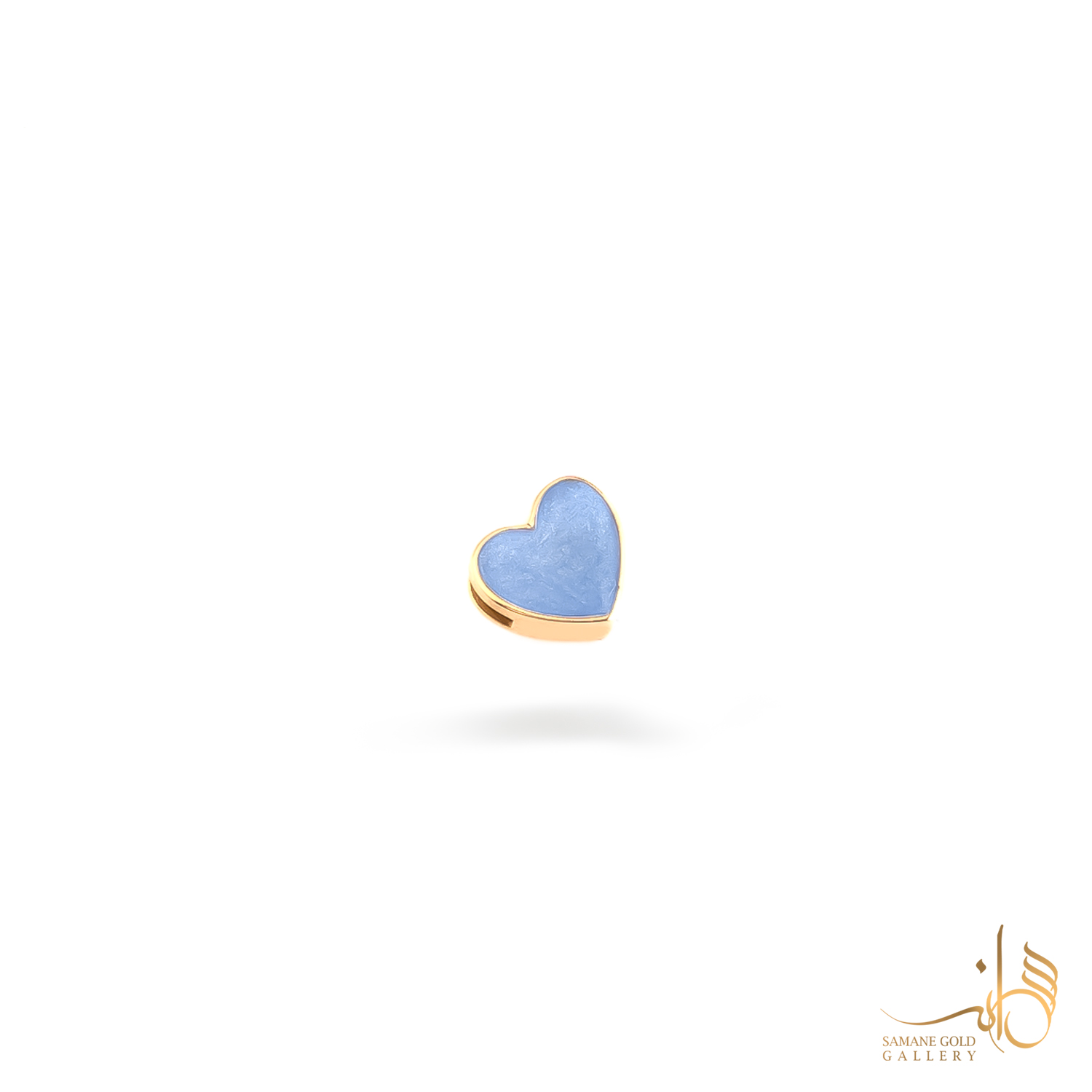 آویز طلا قلب کشویی یاسی