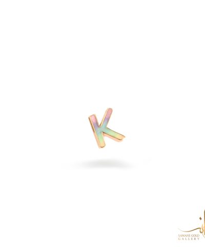 آویز طلا K رنگین‌کمانی