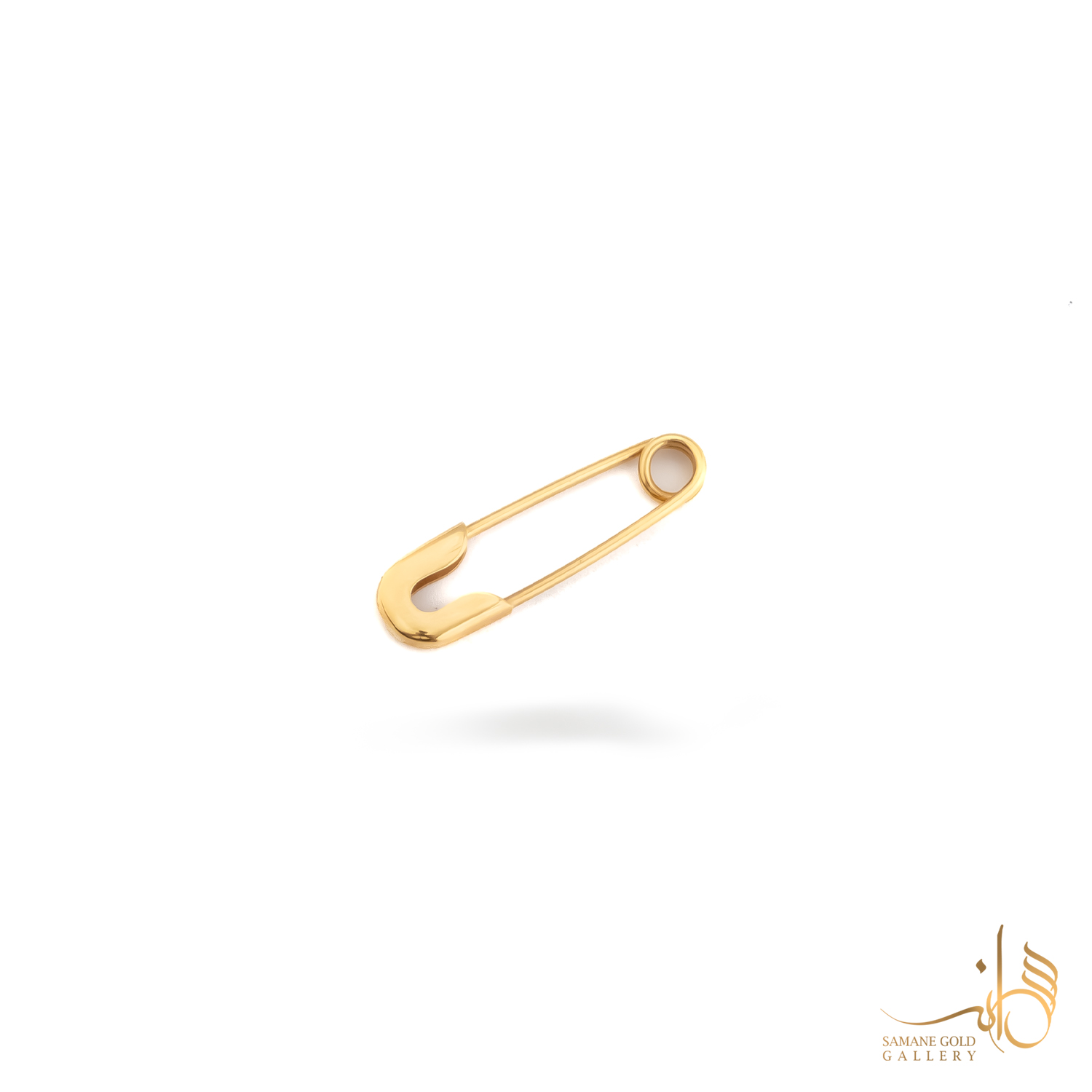 سنجاق سینه طلا ساده
