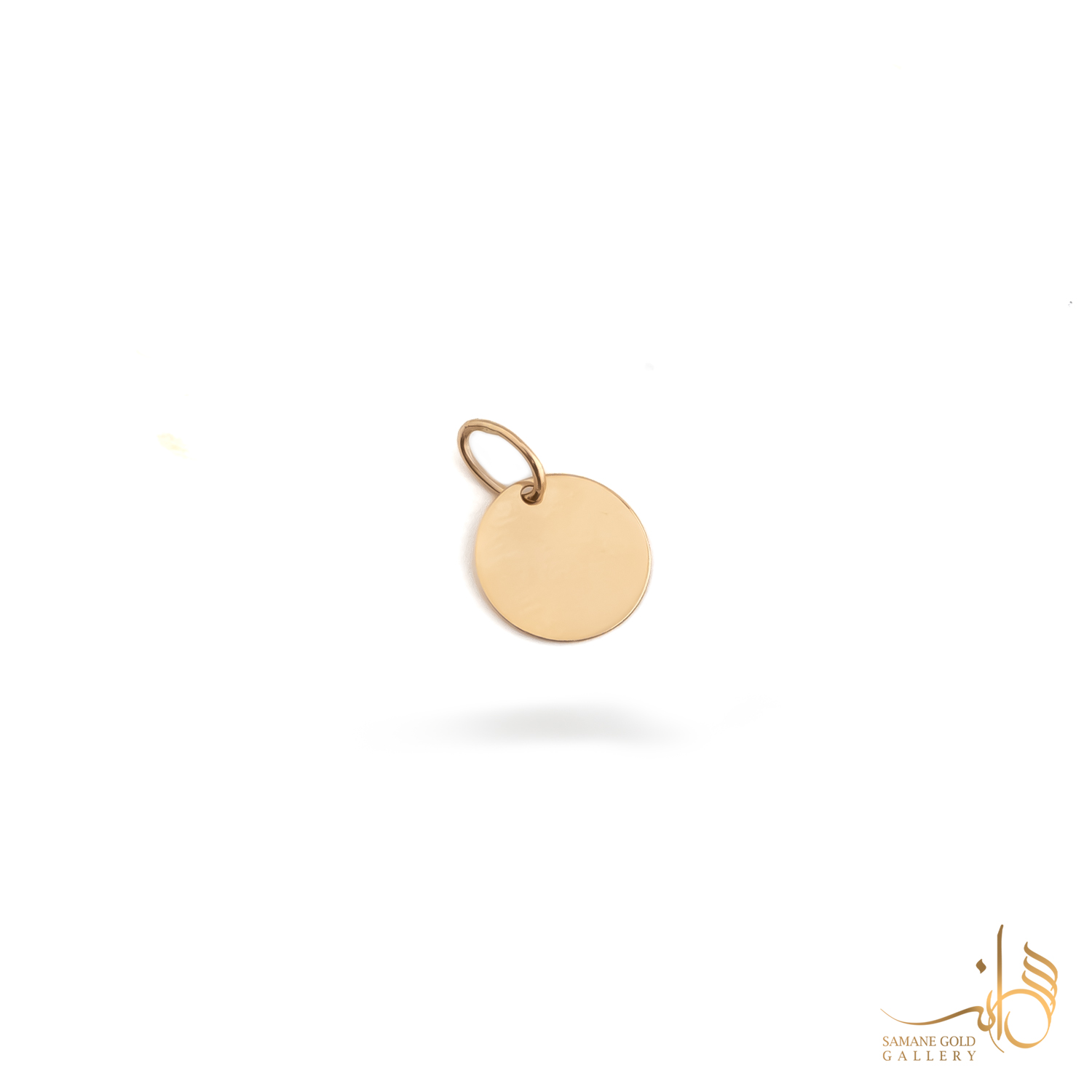 آویز طلا پولک ساده کوچک