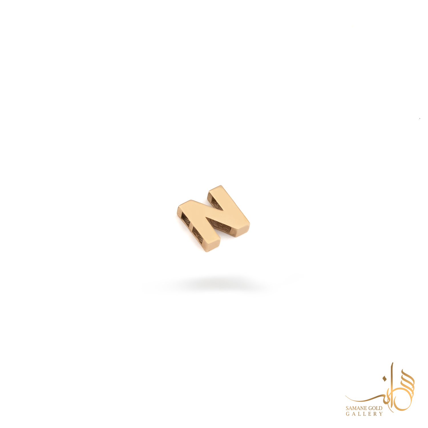 آویز طلا حرف N