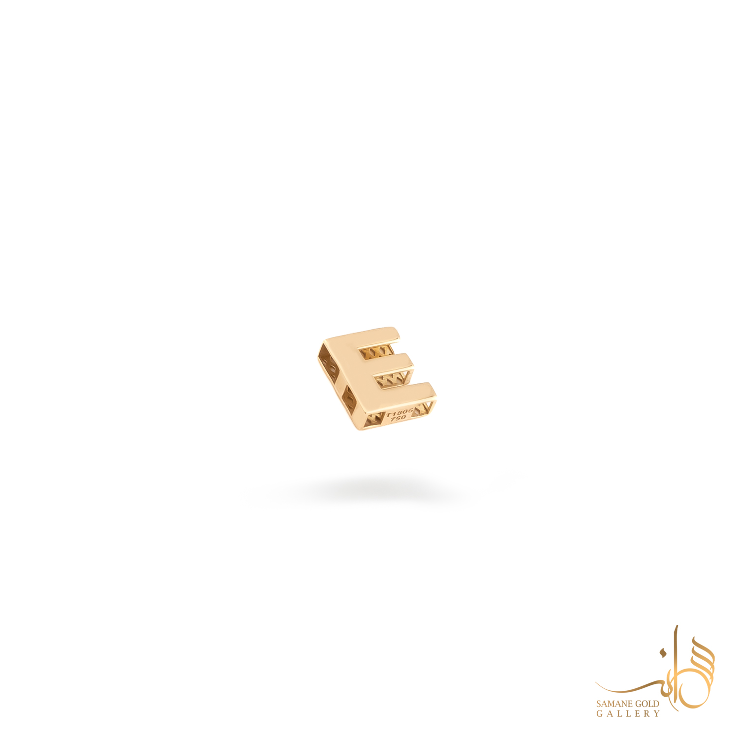 آویز طلا حرف E