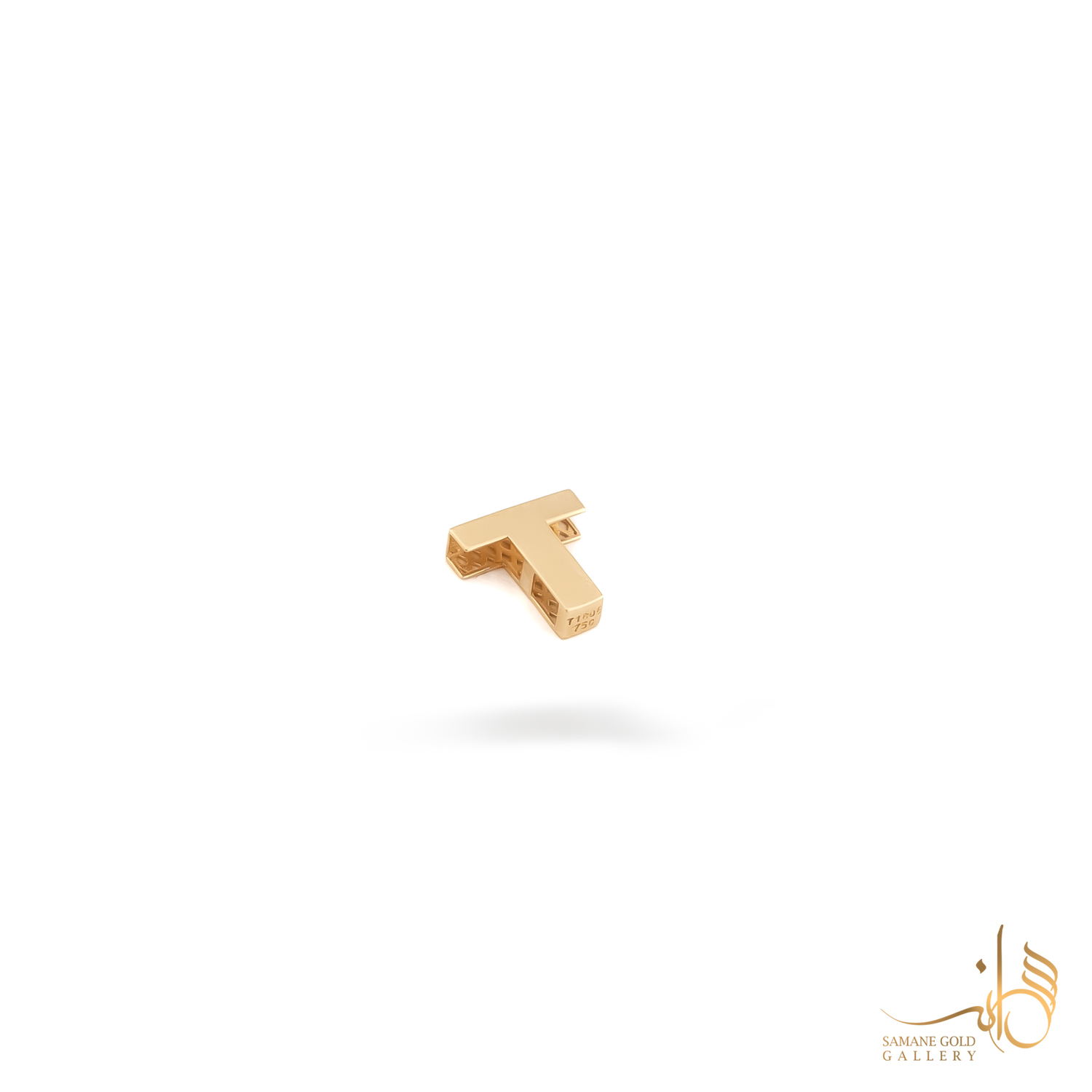 آویز طلا حرف T