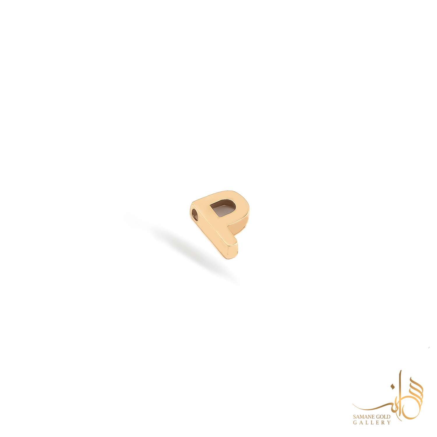 آویز طلا ریز حرف P