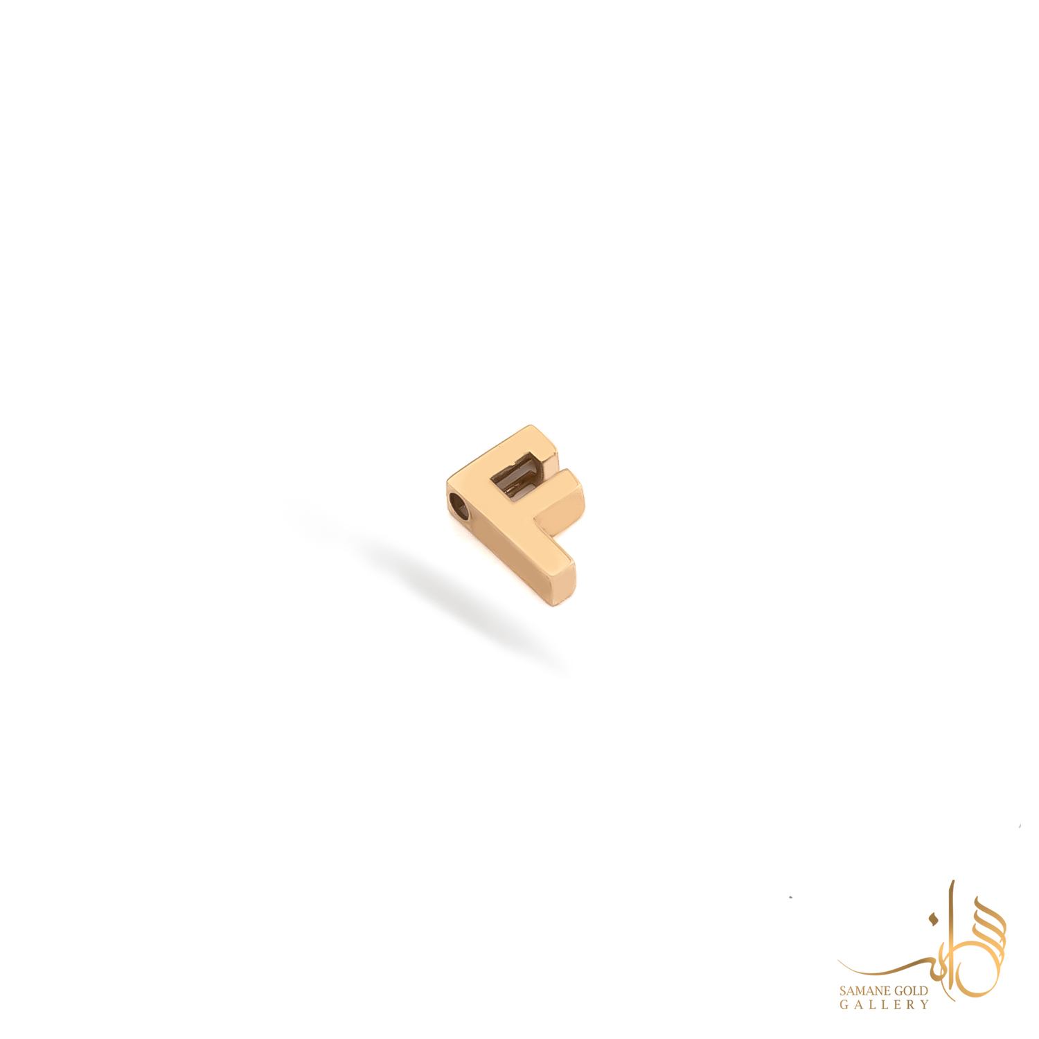 آویز طلا ریز حرف F