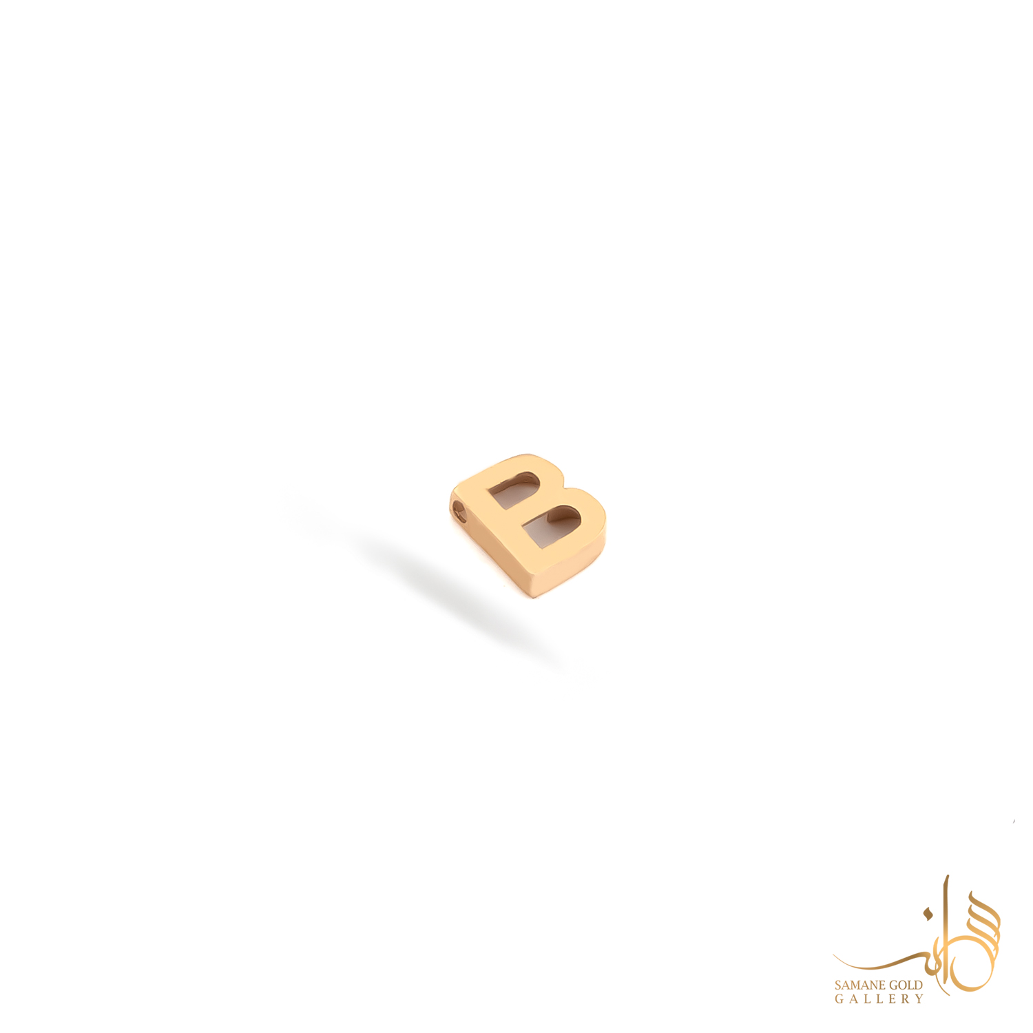 آویز طلا ریز حرف B
