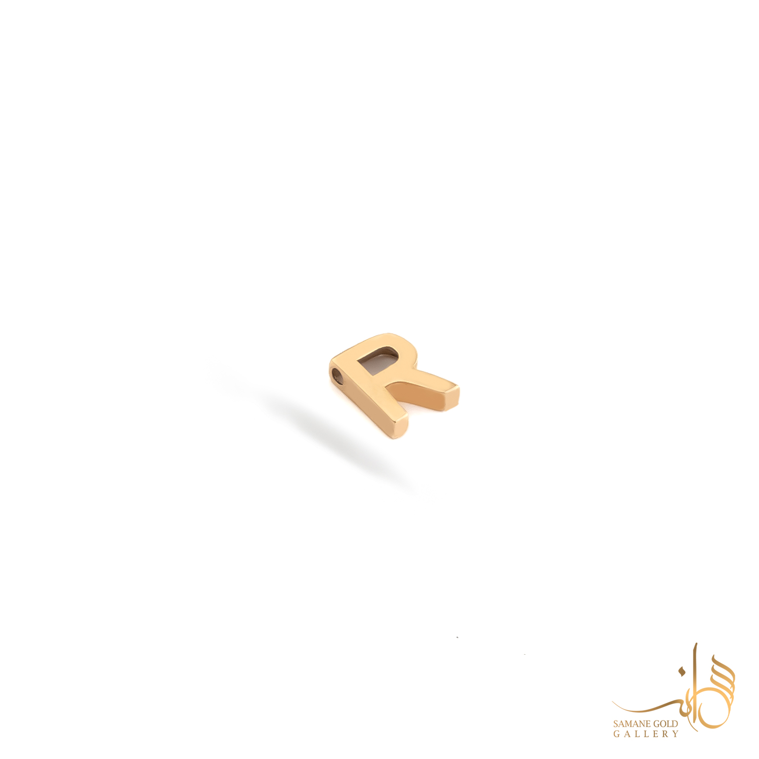 آویز طلا ریز حرف R