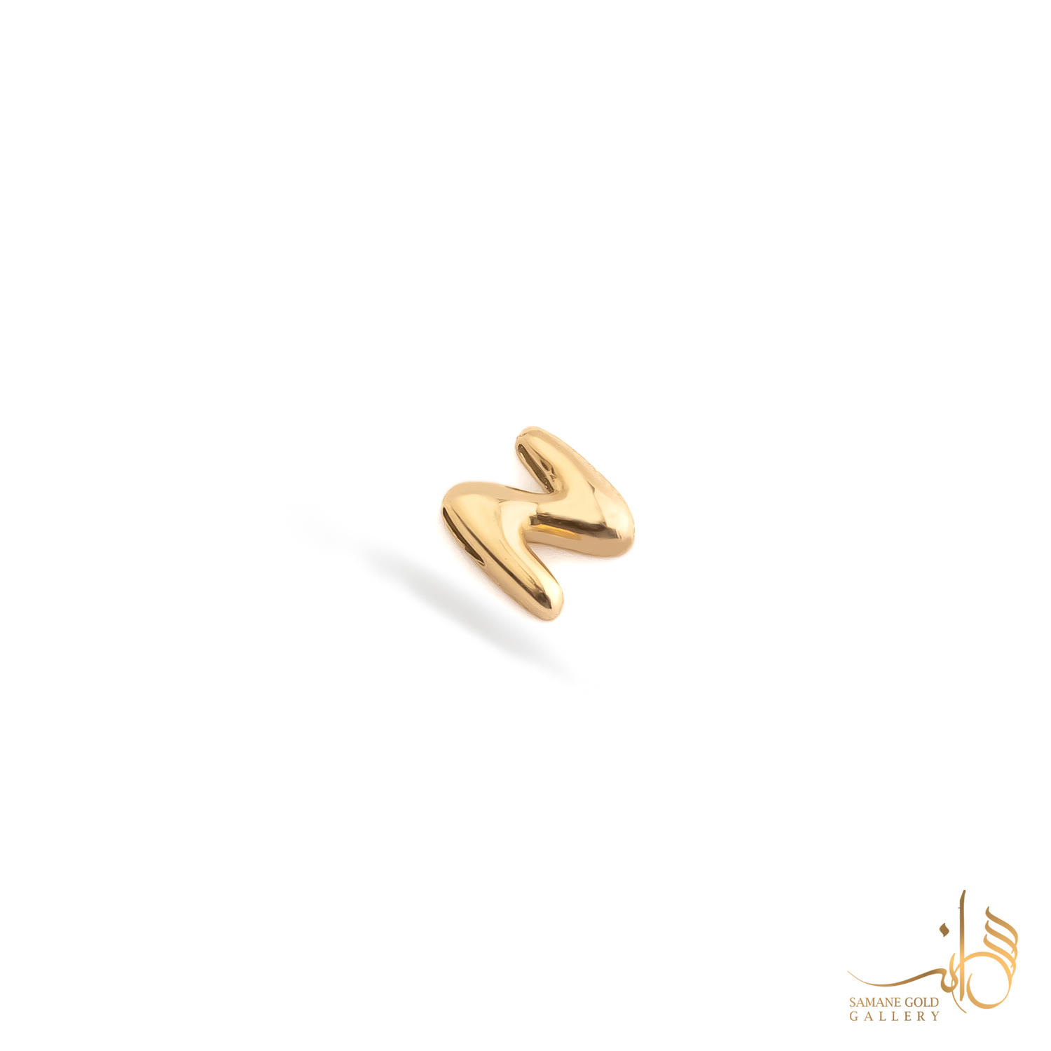 آویز طلا هلیومی حرف N