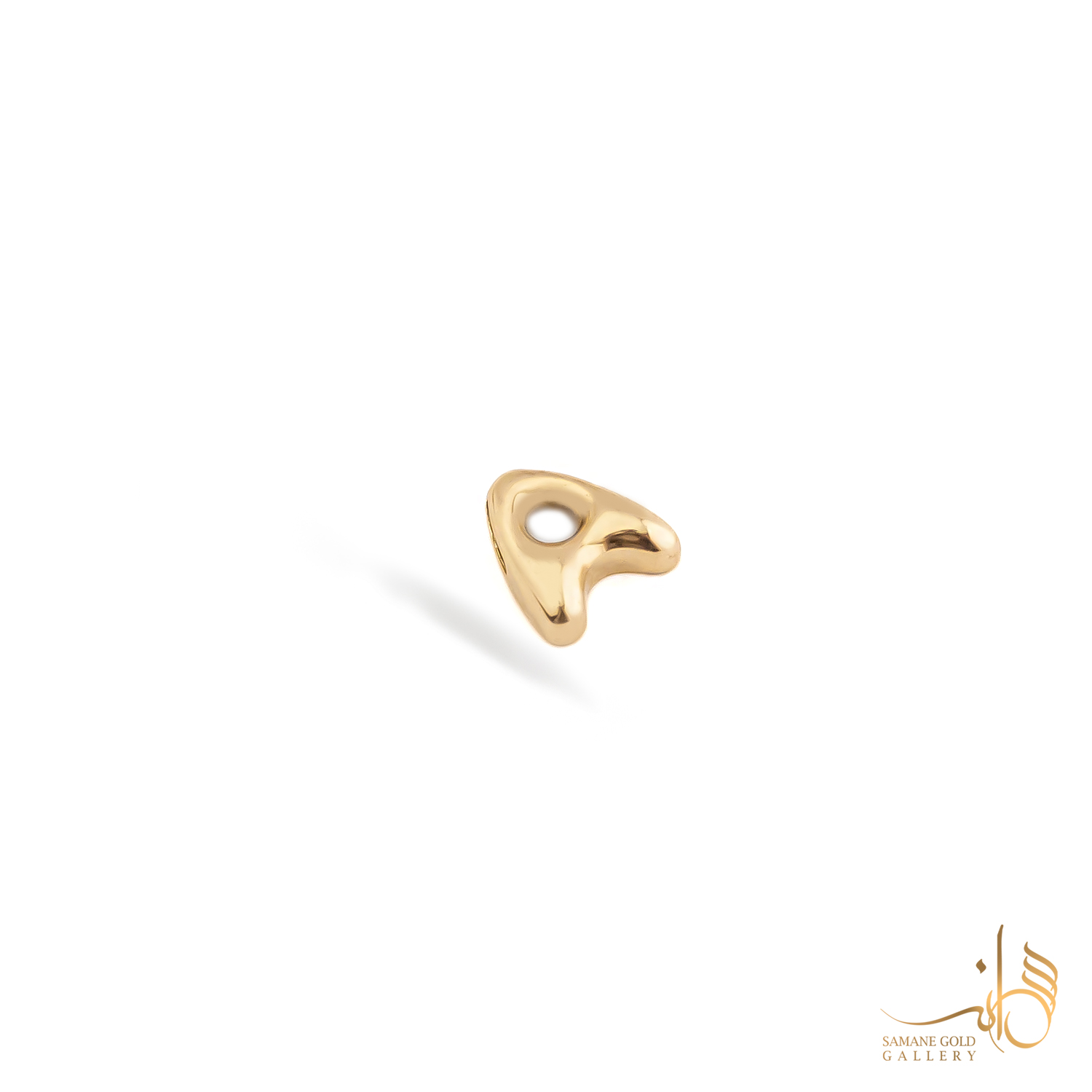 آویز طلا هلیومی حرف A