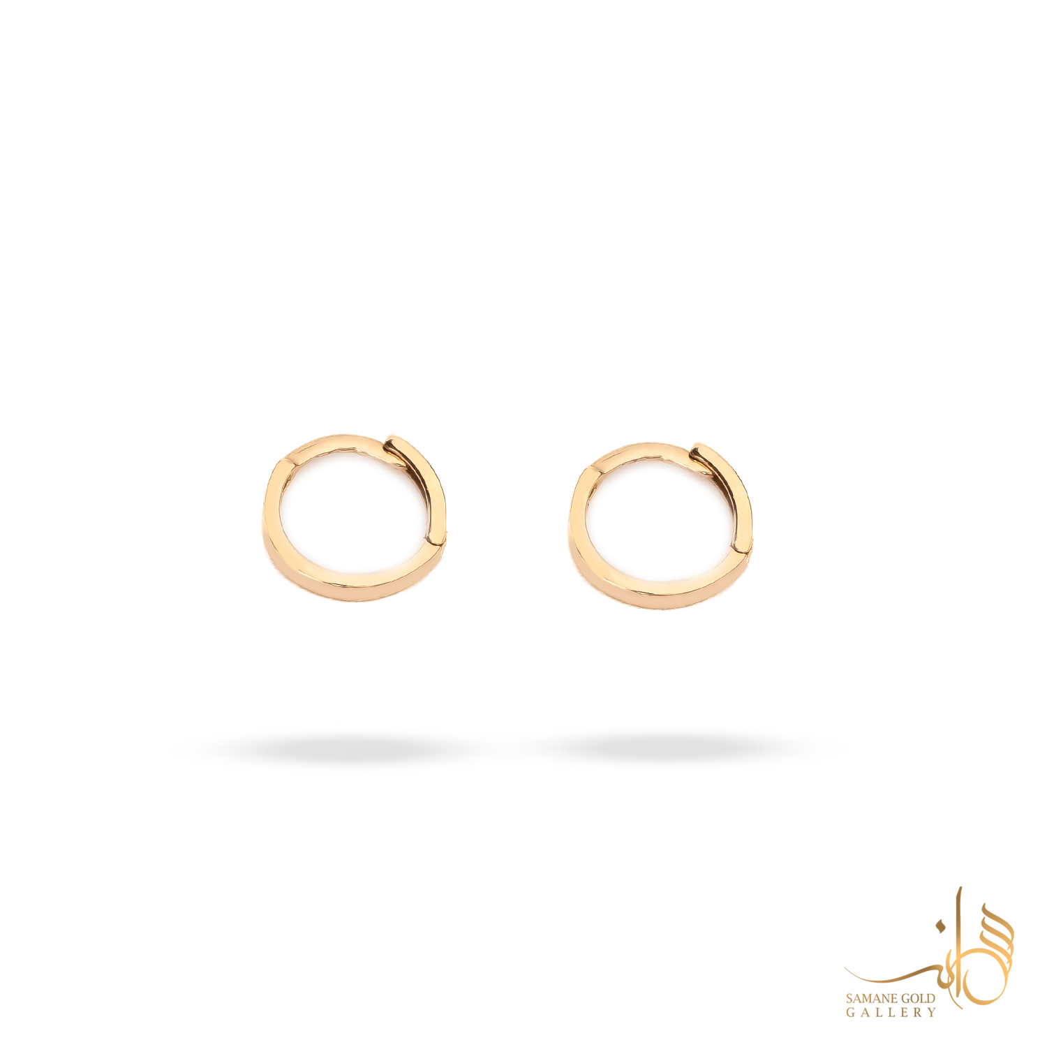 گوشواره طلا روکو ساده