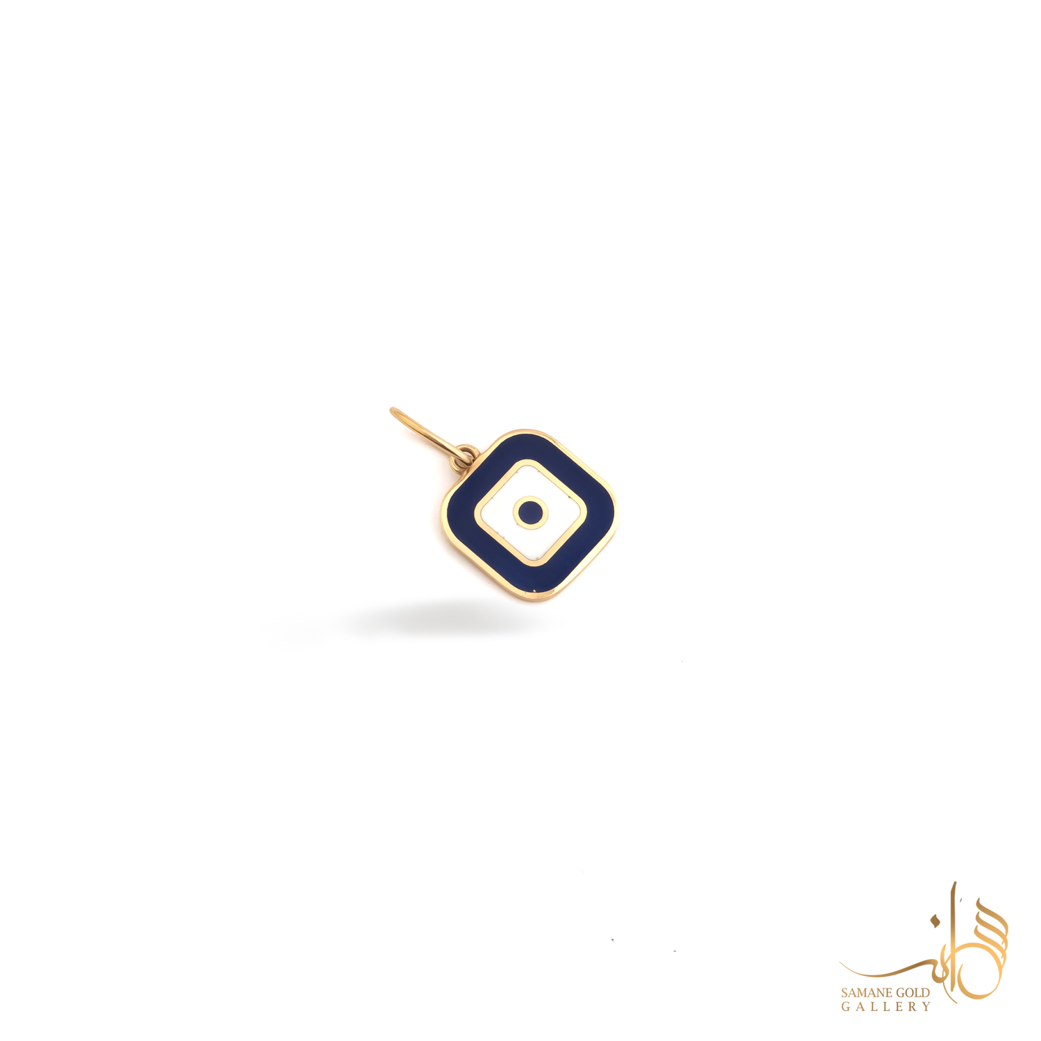 آویز طلا مربع چشم نظر