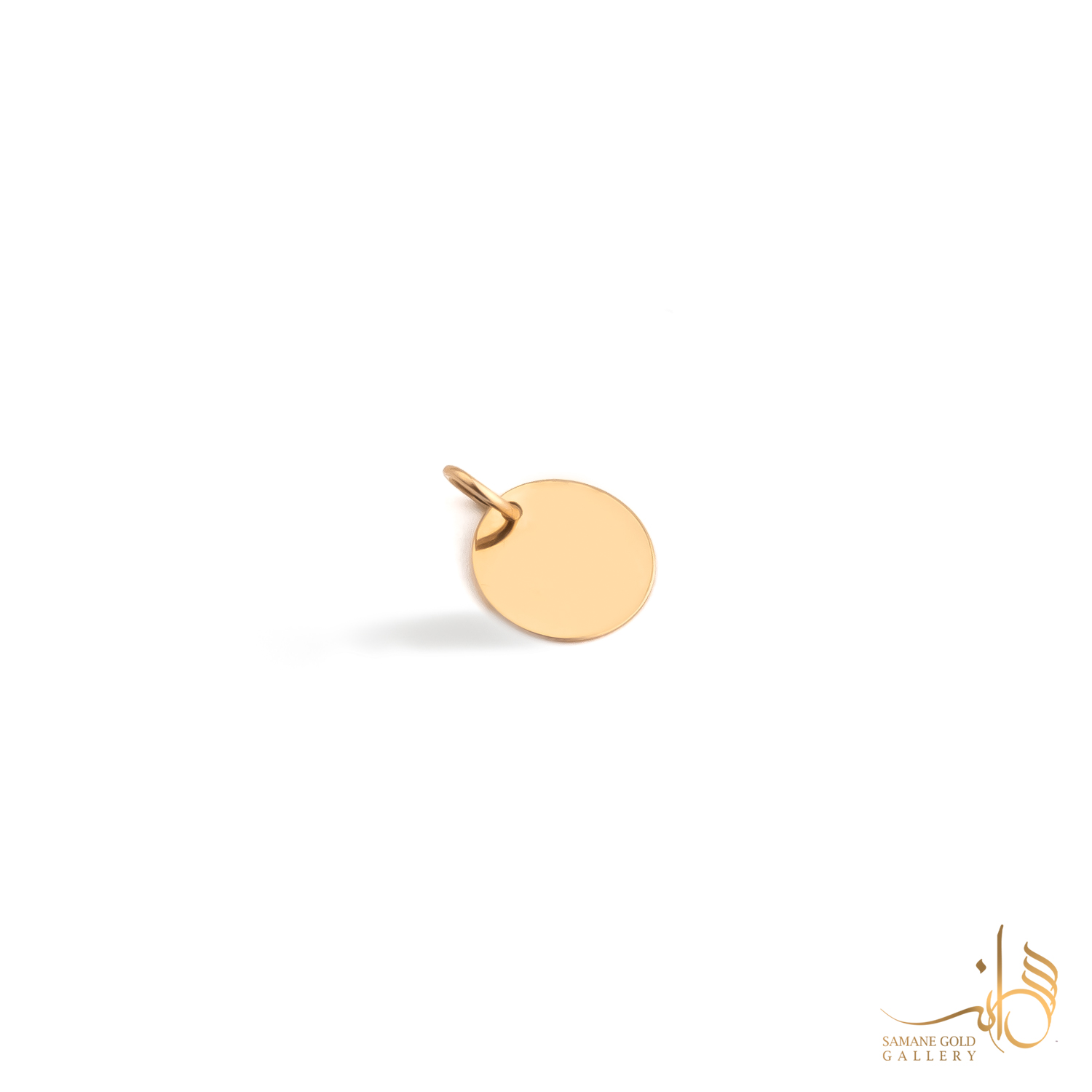 آویز طلا پولک ریز ساده