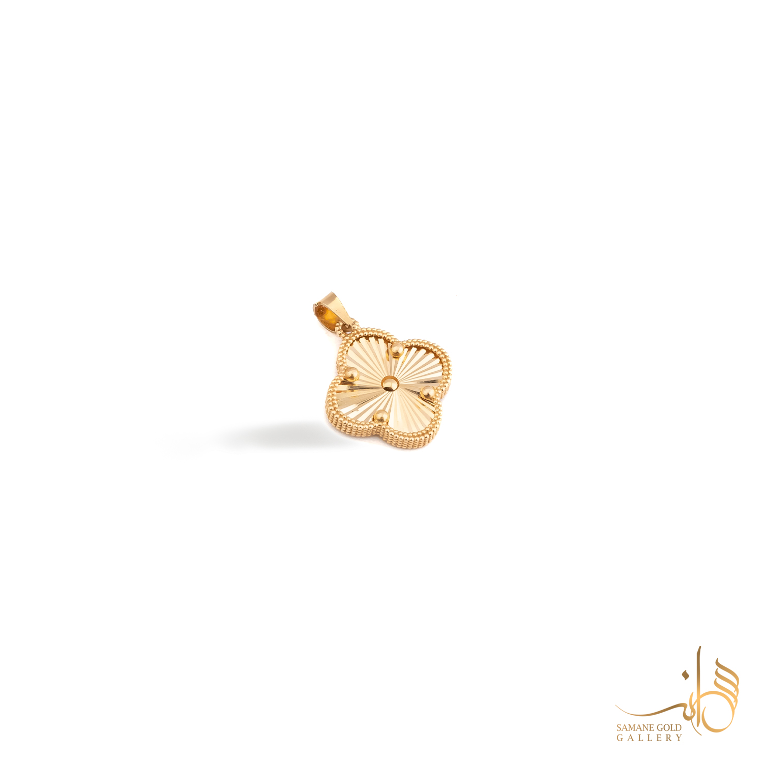 آویز طلا ونکلیف تراش دار