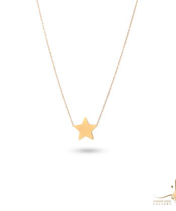 گردنبند طلا ستاره ساده
