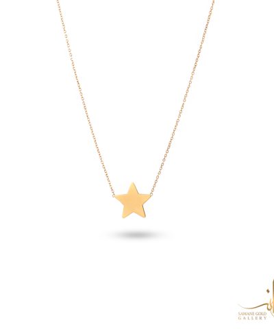 گردنبند طلا ستاره ساده