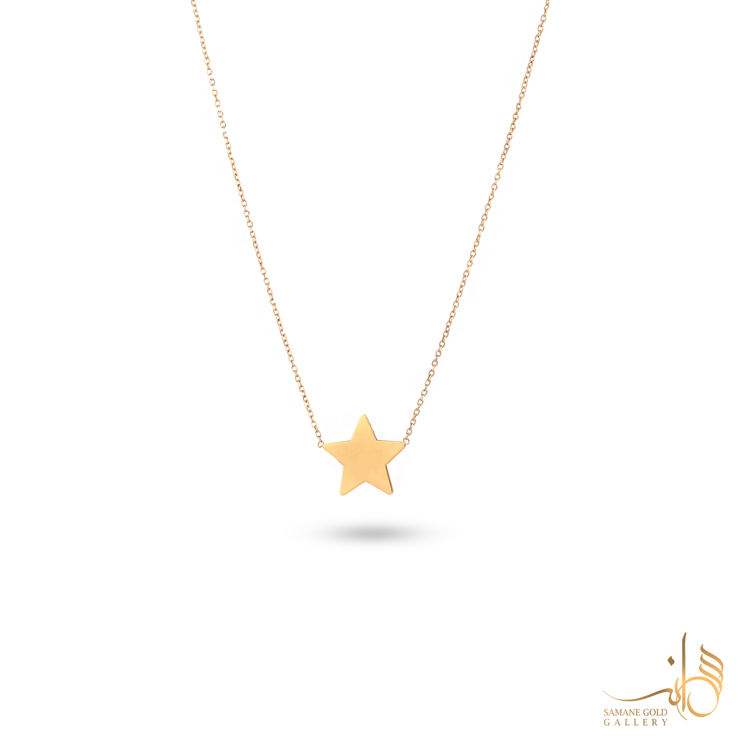 گردنبند طلا ستاره ساده