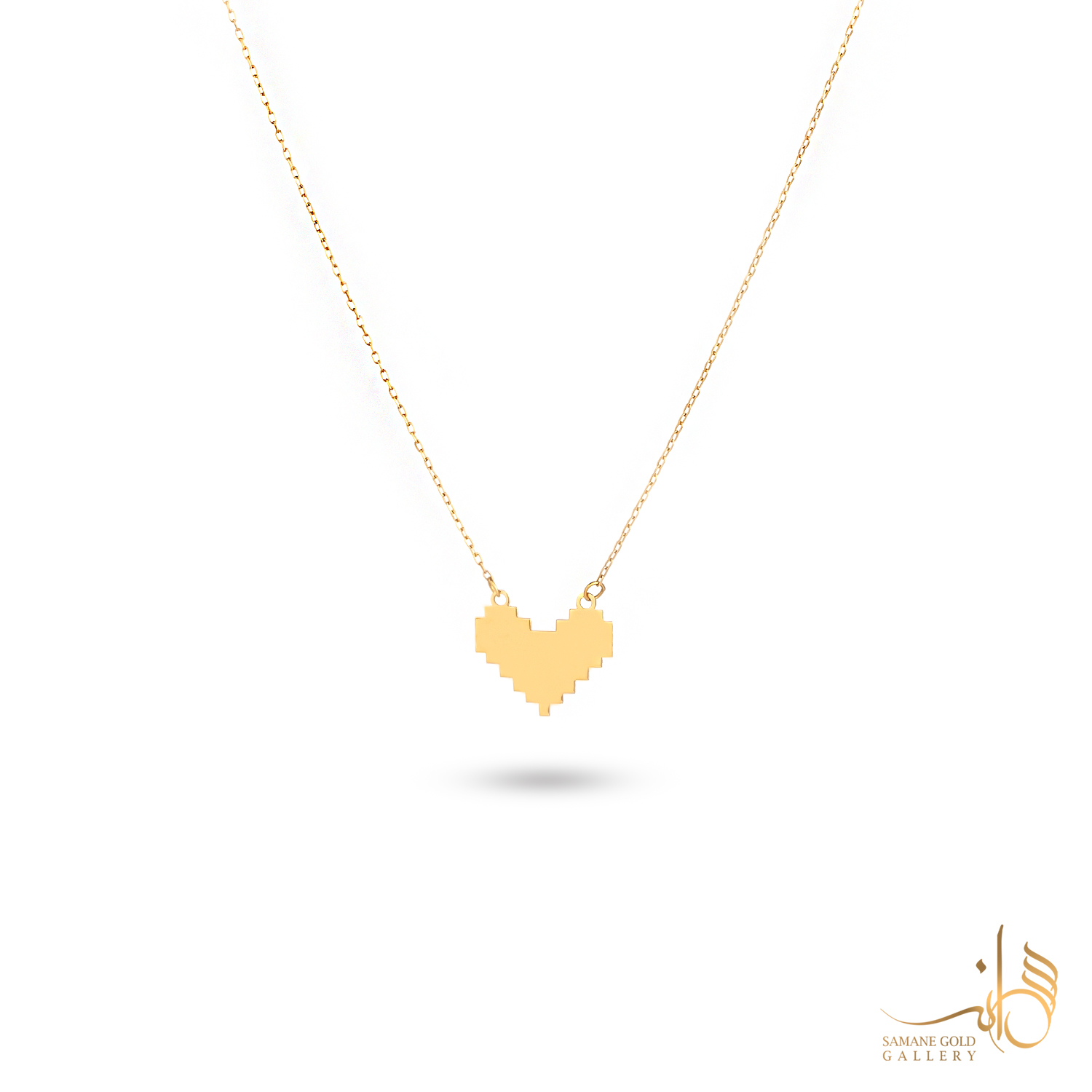 گردنبند طلا قلب دالبری