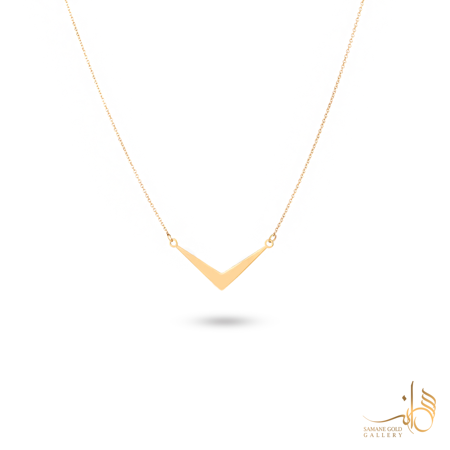 گردنبند طلا وی باز