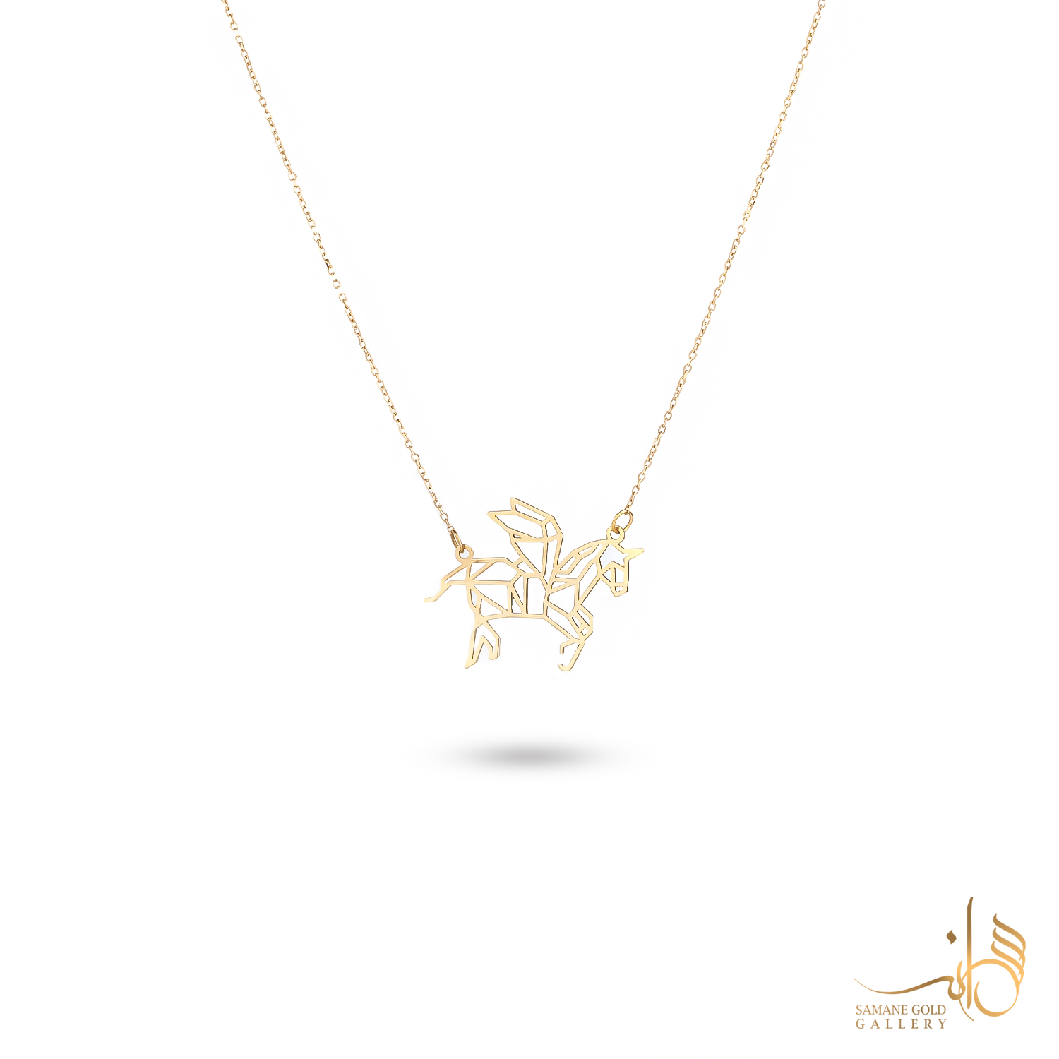 گردنبند طلا اسب اریگامی خاص