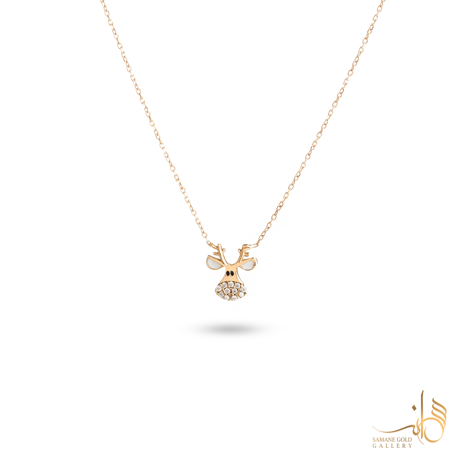 گردنبند طلا گوزن بچگانه