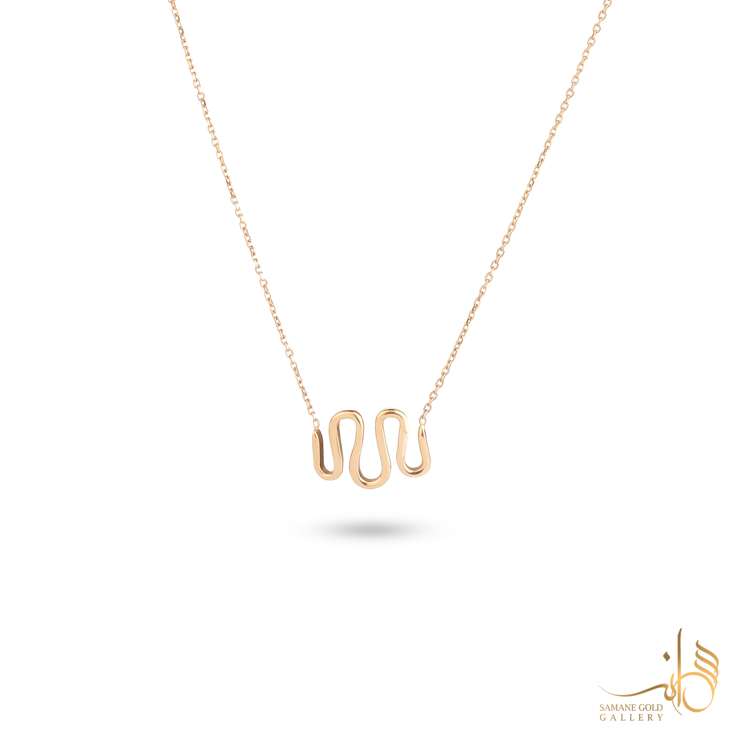 گردنبند طلا چالوس پیچ در پیچ