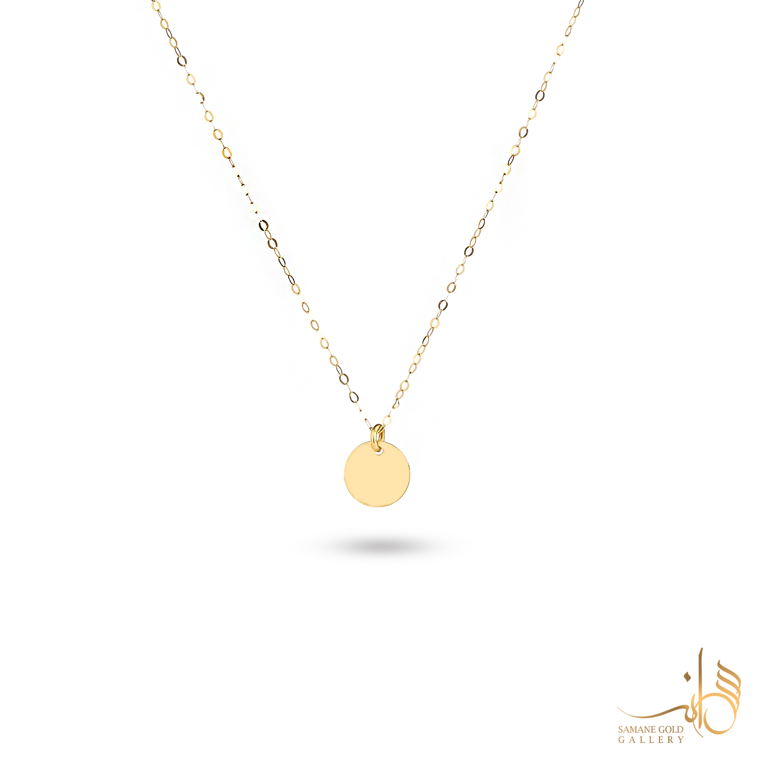 گردنبند طلا پولک لوکس
