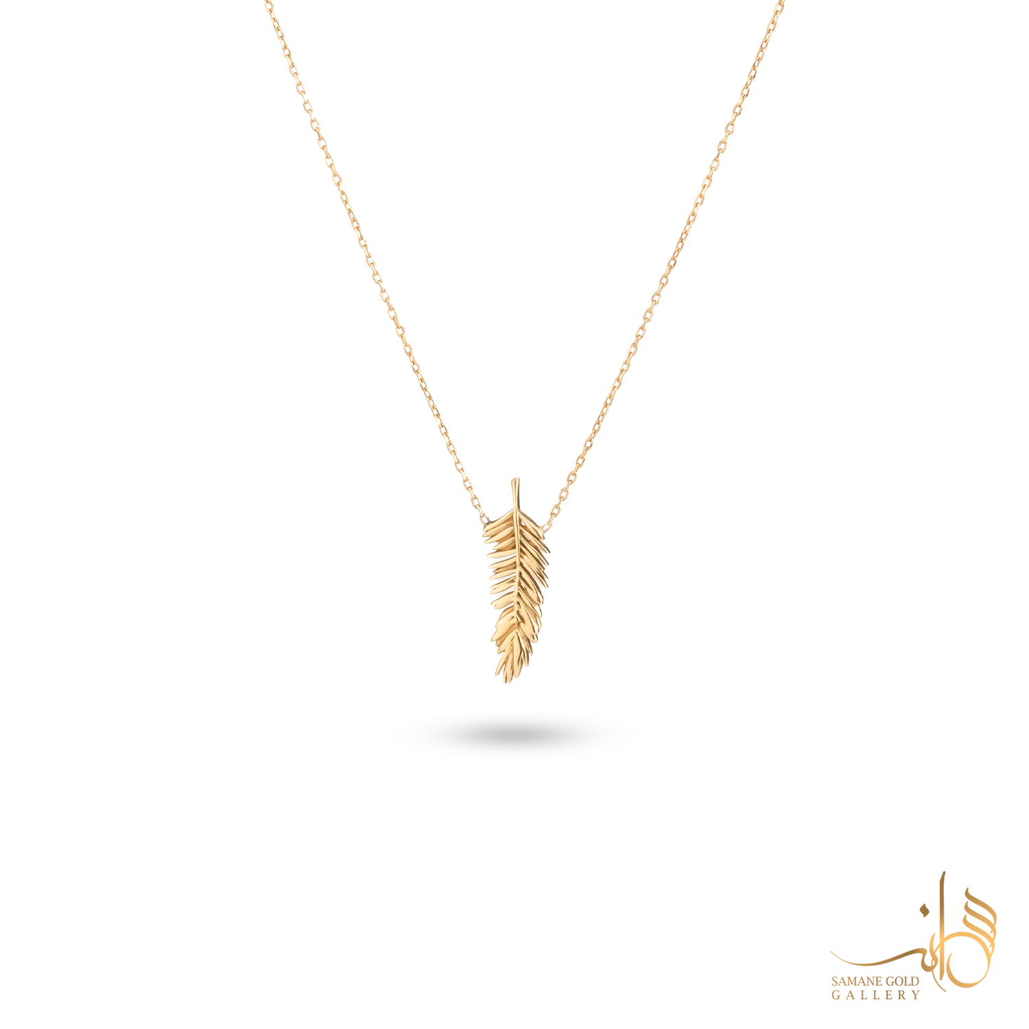 گردنبند طلا پر ساده