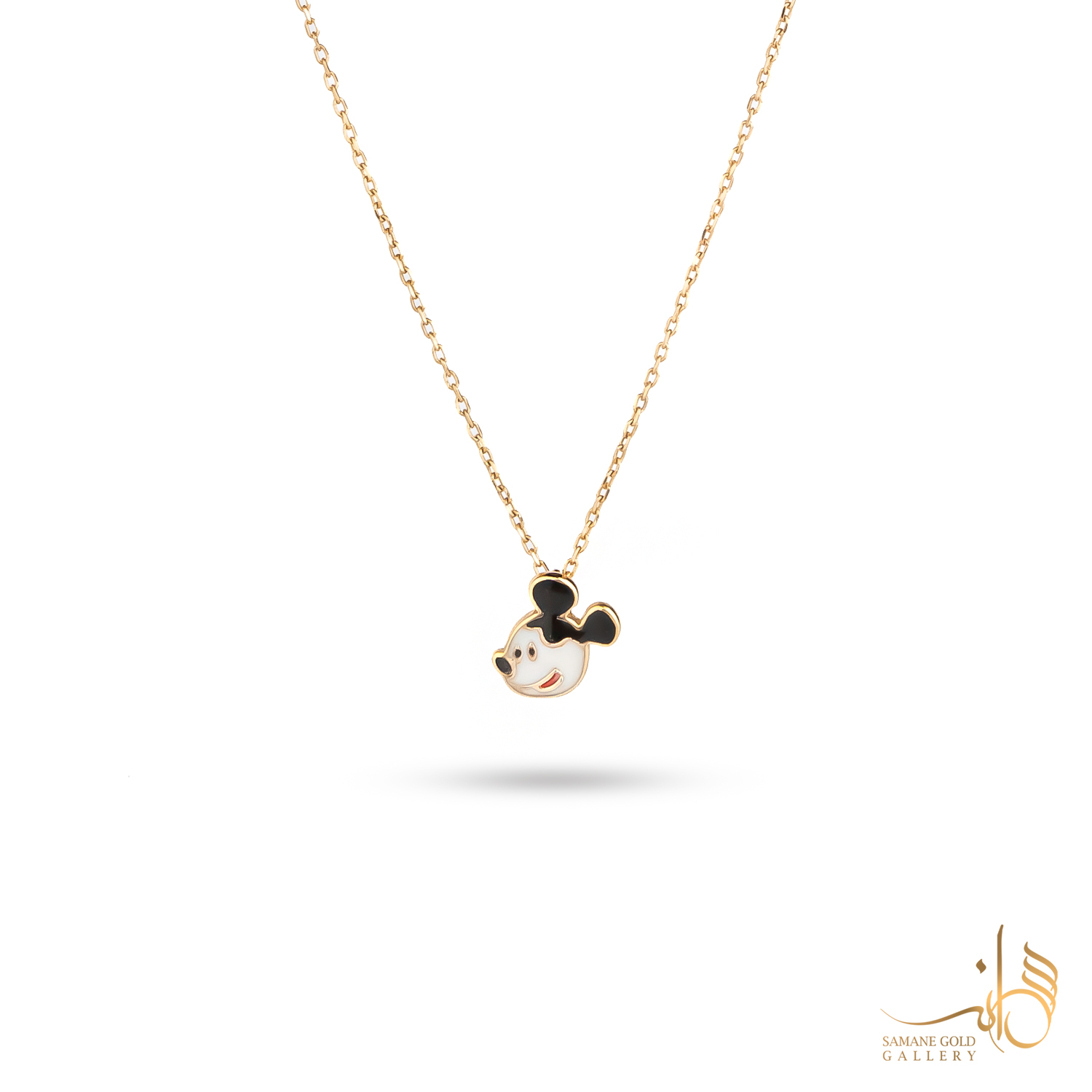 گردنبند طلا میکی میناکاری