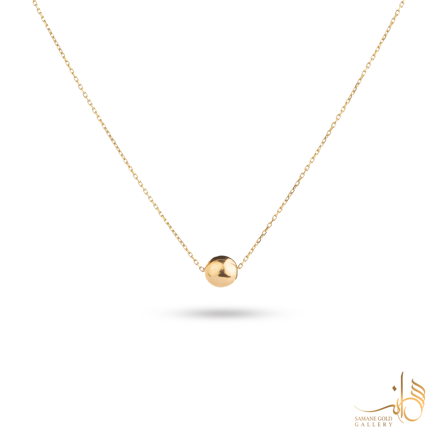 گردنبند طلا تک گوی