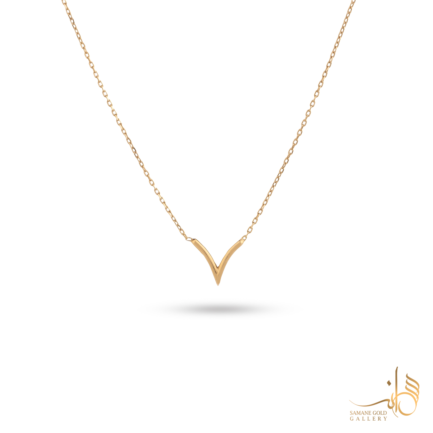 گردنبند طلا وی دلبری