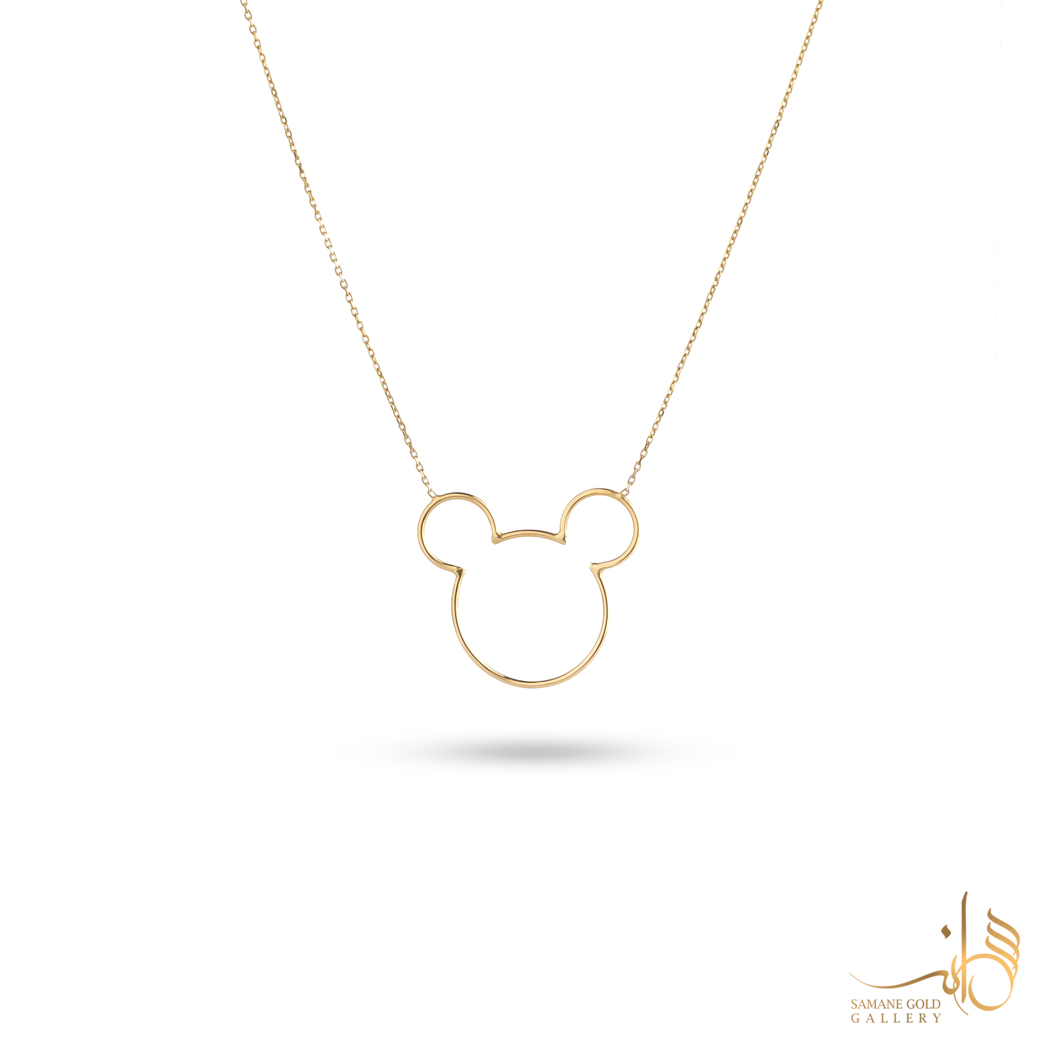 گردنبند طلا میکی مفتولی