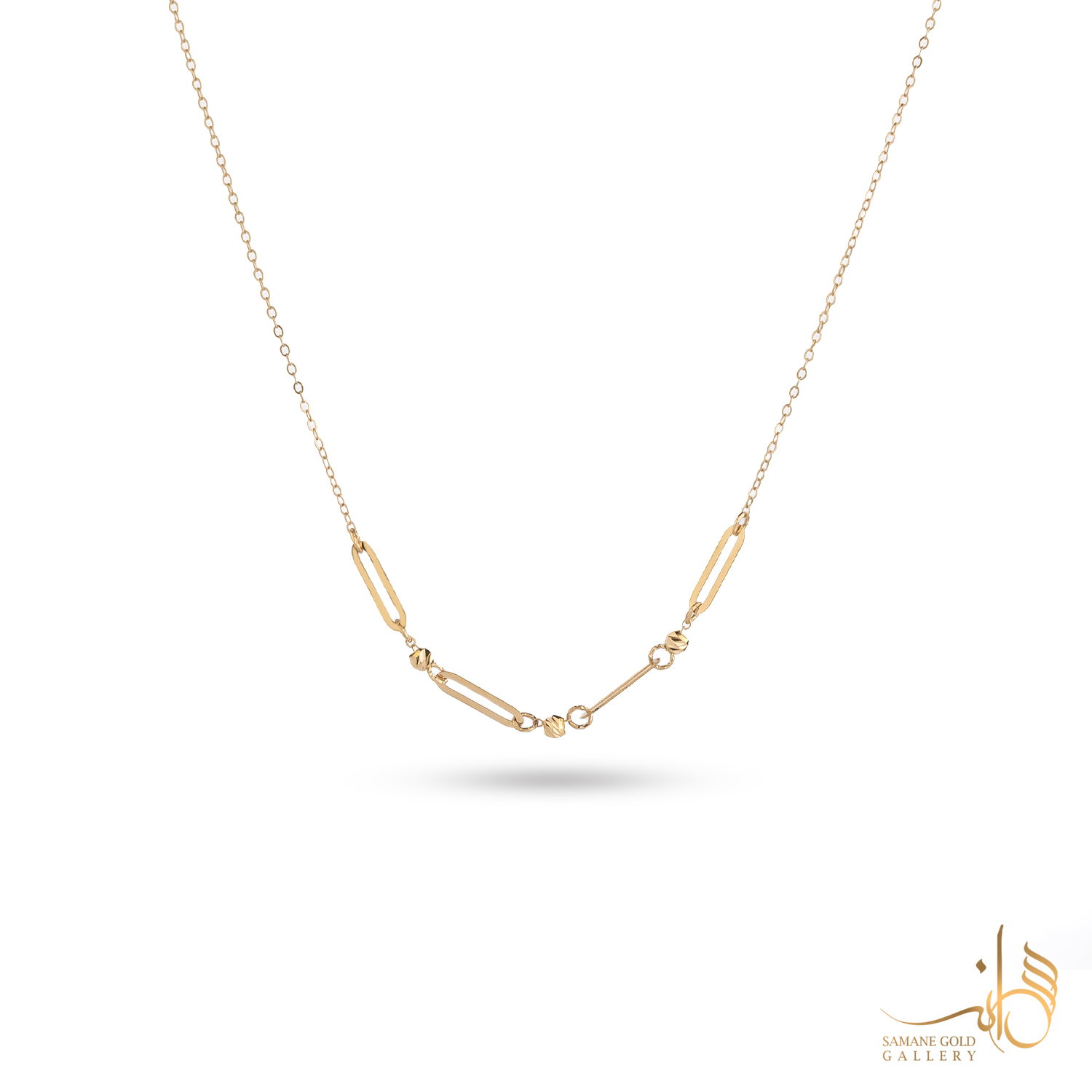 گردنبند طلا هرمس و گوی ال‌برنادو