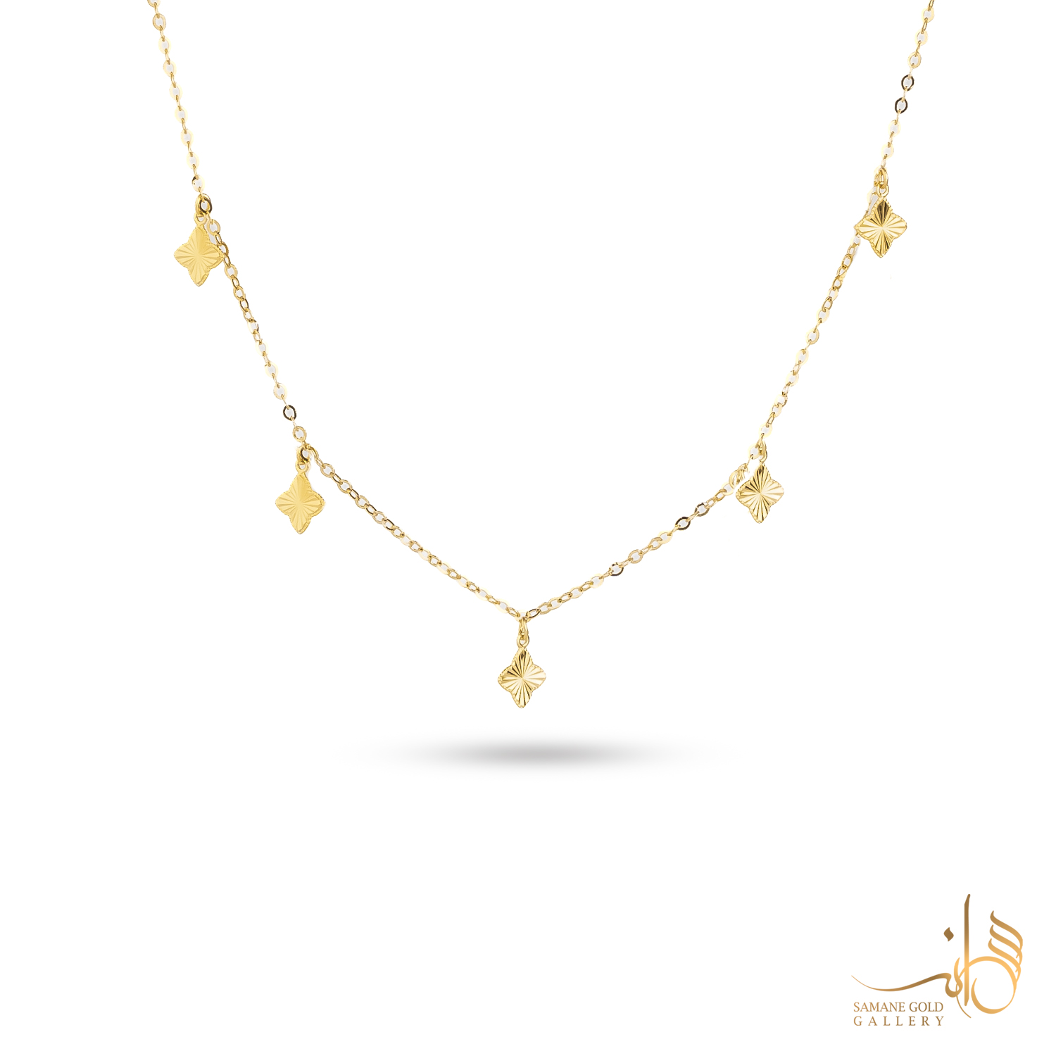 گردنبند طلا آویزدار روبرتو کوین