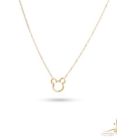 گردنبند طلا میکی توخالی