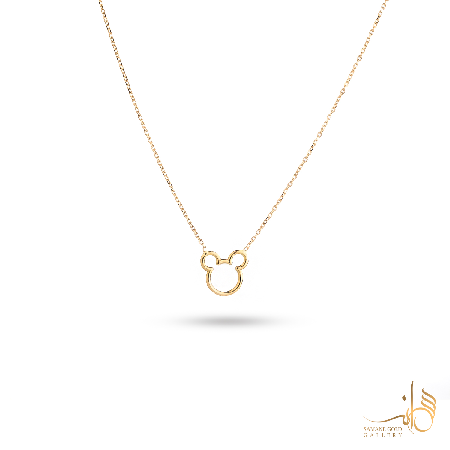 گردنبند طلا میکی توخالی