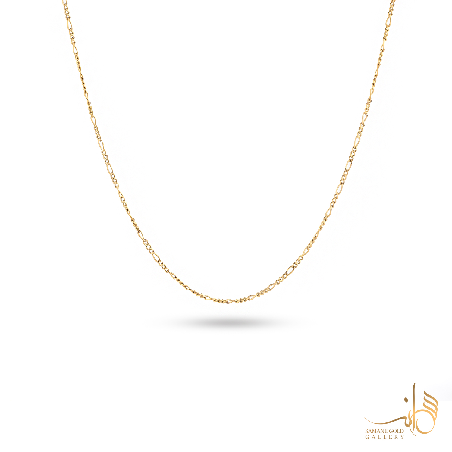 زنجیر طلا فیگارو سوپرلایت